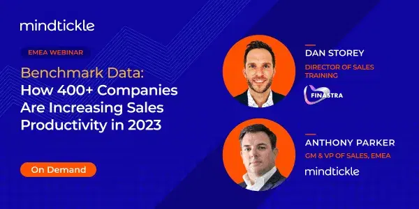 Benchmark Data: How 400+ Companies Are Increasing Sales Productivity in 2023 (EMEA)