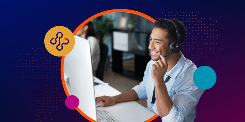 man on computer looking at sales tech stack